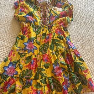 Floral Yellow Johnny Was Women’s Dress
